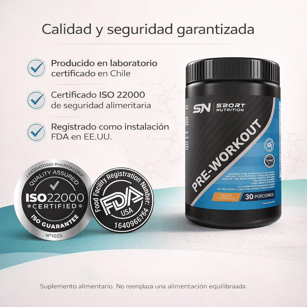 Pre-Workout – Energía, potencia y resistencia para tus entrenamientos | 300 g