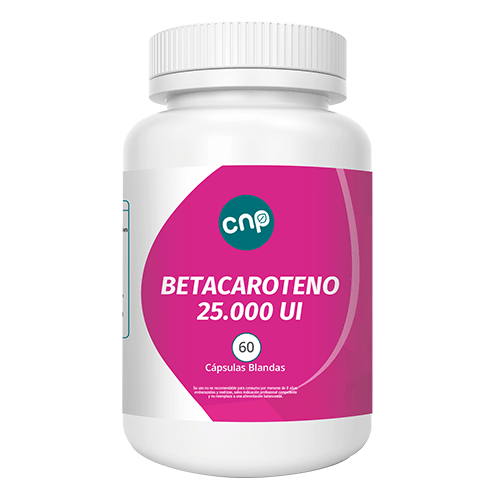 Betacaroteno 25.000 UI – Protección antioxidante | 60 cápsulas