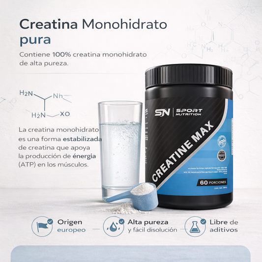 Creatine Max – Energía y fuerza para superar tus límites | 300 g