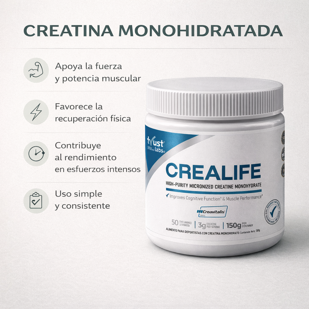 Crealife® - Creatina Monohidratada 150g by Creavitalis®