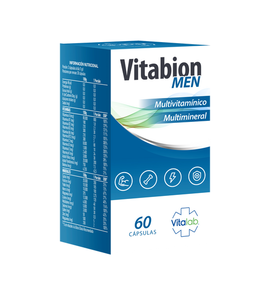 Vitabion – Multivitamínico para energía, equilibrio y bienestar | 60 cápsulas