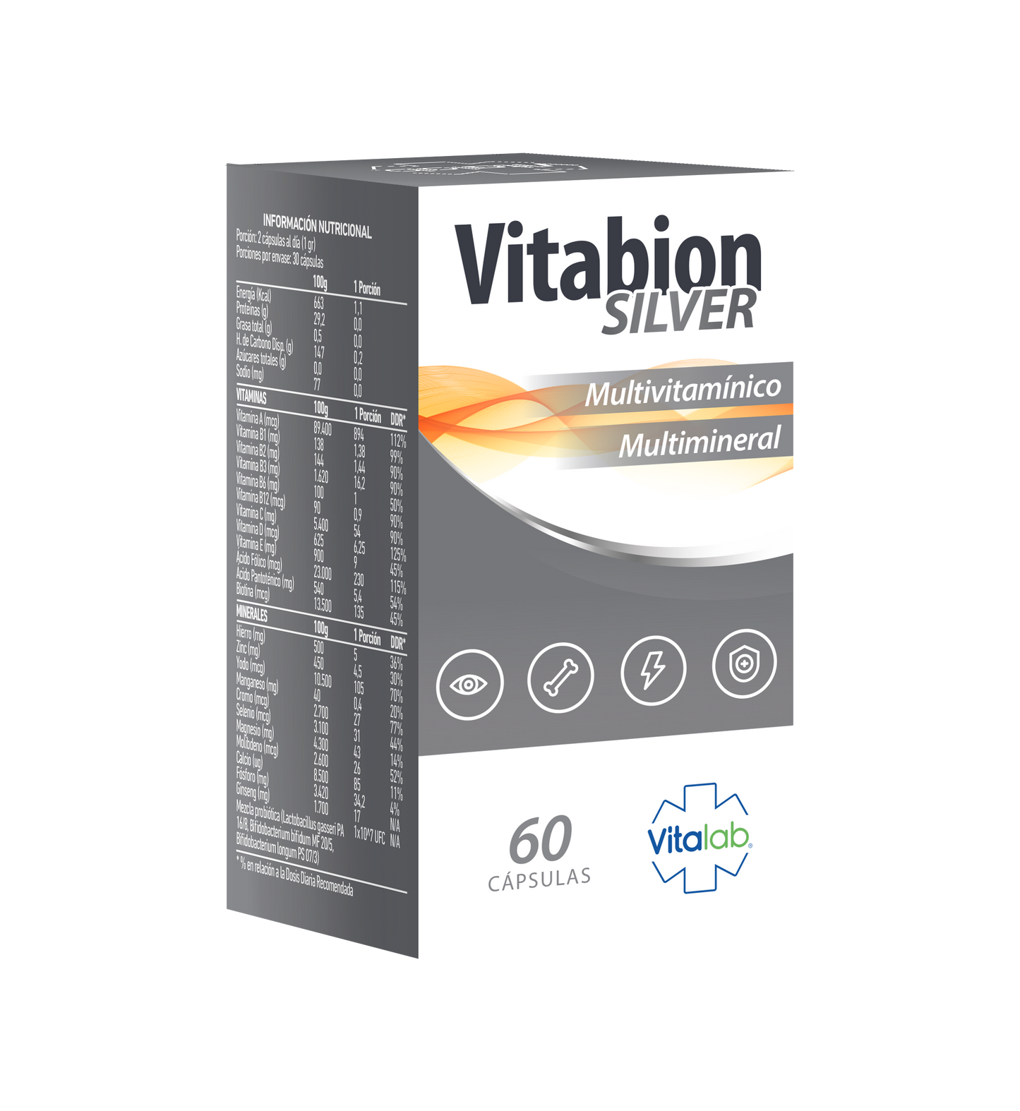 Vitabion – Multivitamínico para energía, equilibrio y bienestar | 60 cápsulas