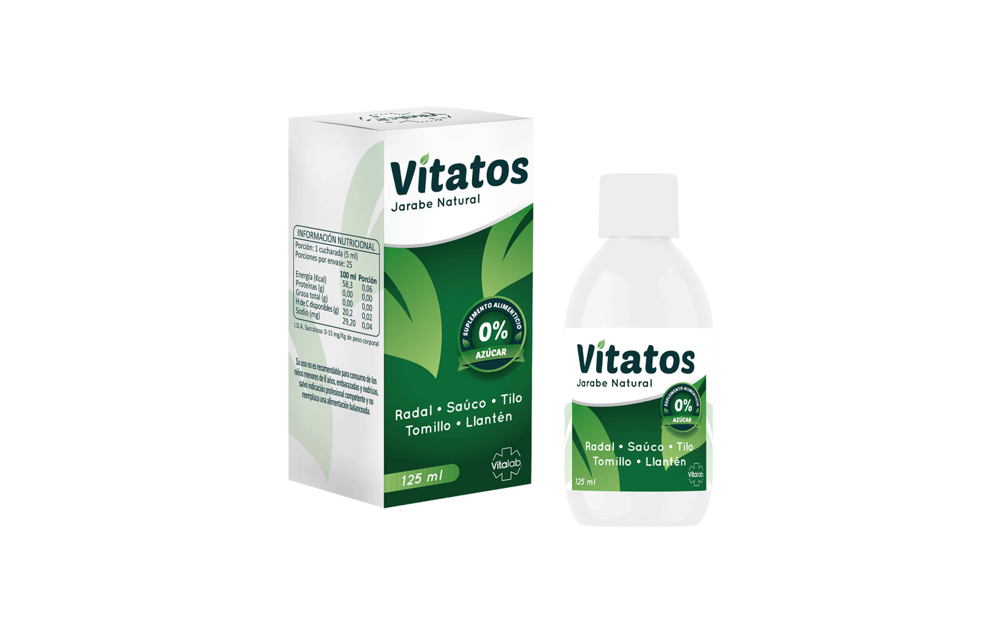 Vitatos – Jarabe natural para la tos | 125 ml