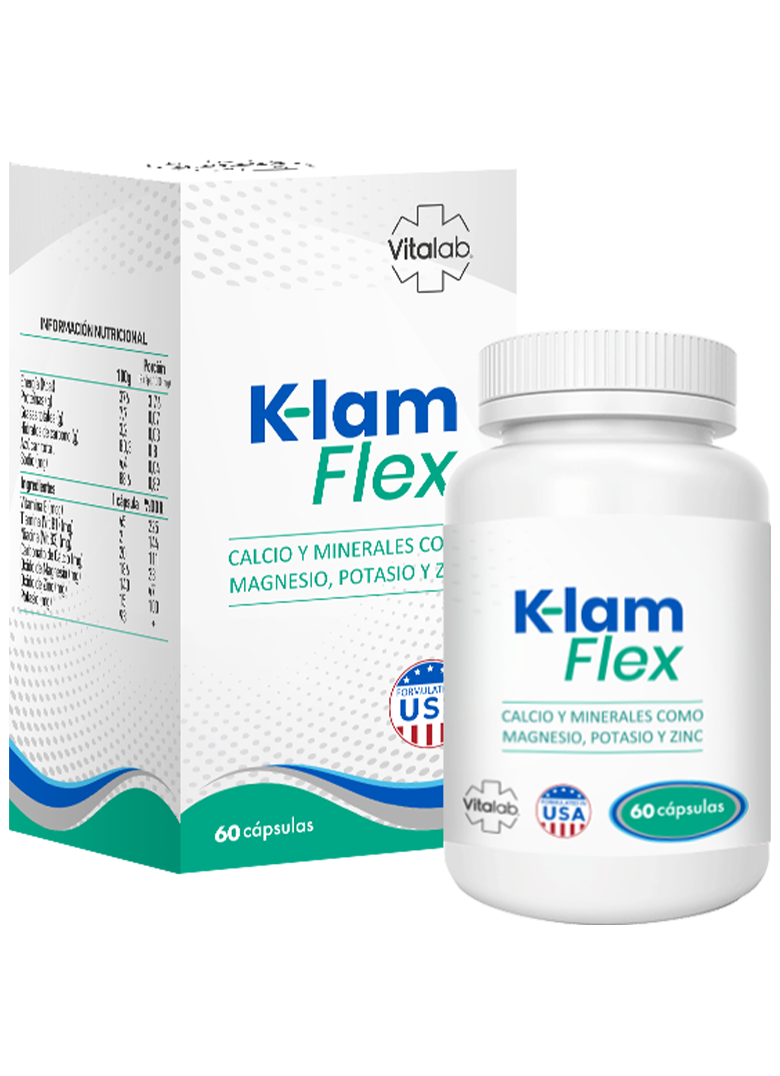 K-LAM Flex – Apoyo muscular y alivio de calambres | 60 cápsulas