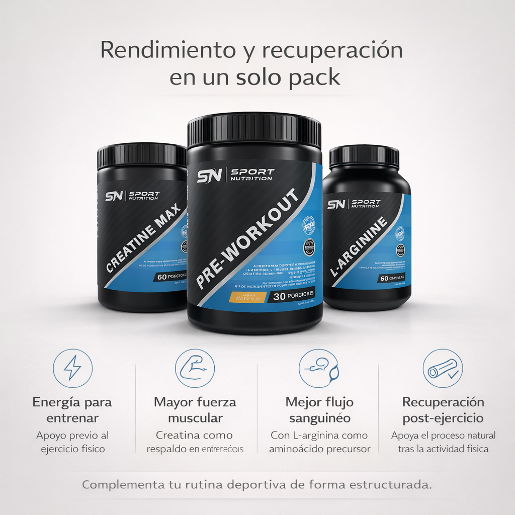 Pack Bienestar - Rendimiento y Recuperación | Energía, Fuerza y Recuperación Muscular