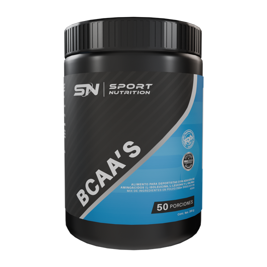 BCAA’S – Recuperación muscular, rendimiento y protección de masa muscular | 50 porciones