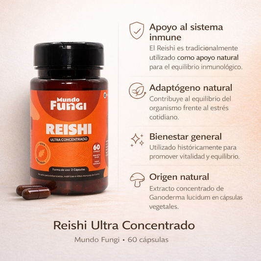 Cápsulas de Reishi – Ultra Concentrado (60 caps)