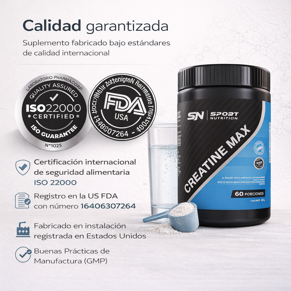 Creatine Max – Energía y fuerza para superar tus límites | 300 g