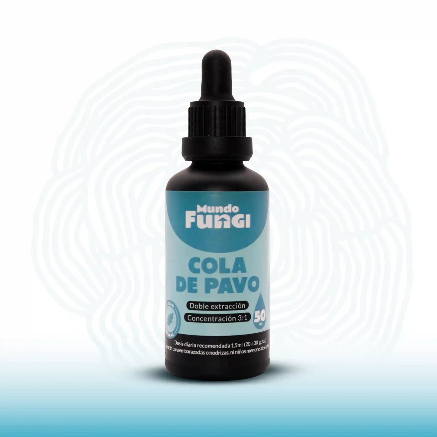 Extracto de Cola de Pavo en gotas – Doble Extracción 3:1 (50 ml)