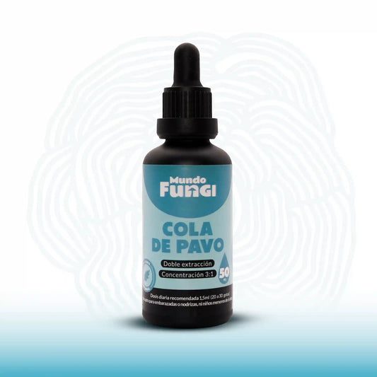 Extracto de Cola de Pavo en gotas – Doble Extracción 3:1 (50 ml)