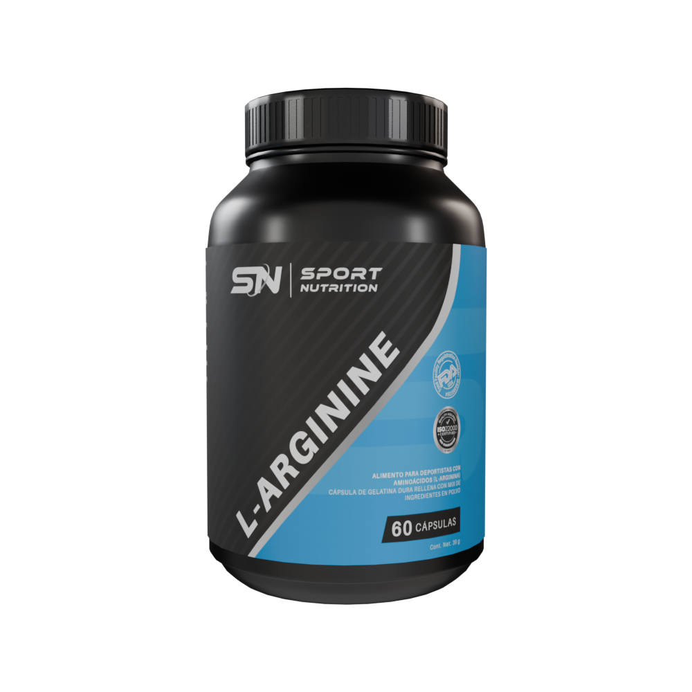 L-Arginine – Energía, oxigenación y definición para tus entrenamientos | 60 cápsulas