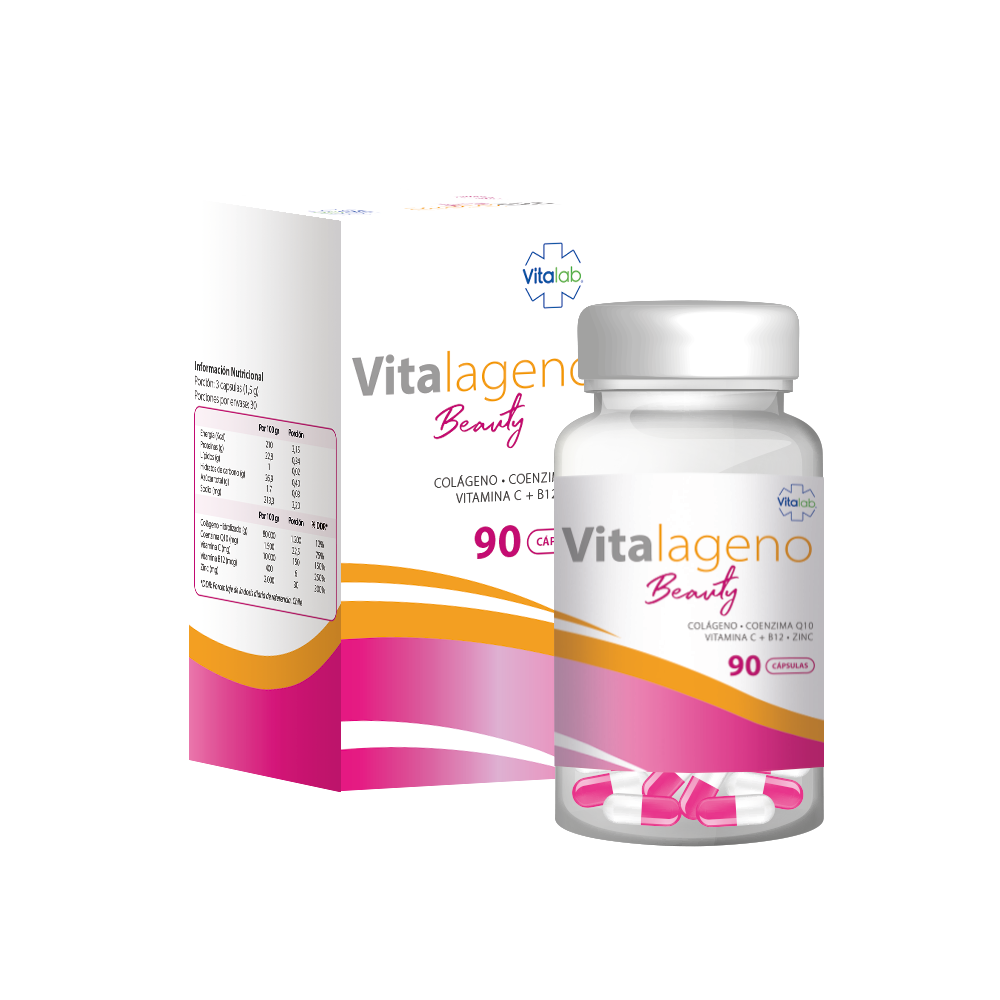 Vitalageno – Colágeno hidrolizado para bienestar y belleza | 90 cápsulas