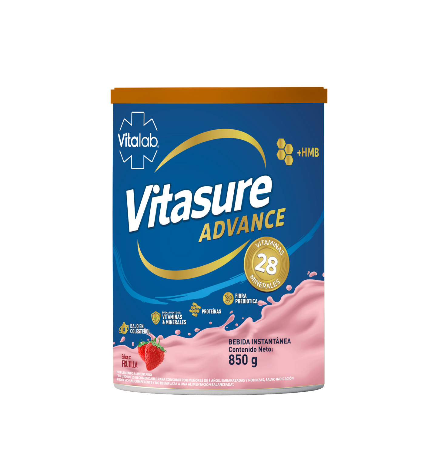 Vitasure Advance - Nutrición avanzada con HMB y 28 vitaminas | 850g